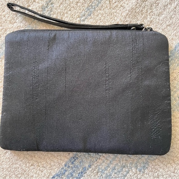 SUGAR SKULL LARGE DIA DE LOS MUERTOS FINELY BEADED WRISTLET CLUTCH BAG - Picture 2 of 5